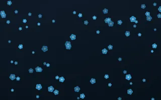 Ocean Ink Blooms III — dark blue floral background, variation III