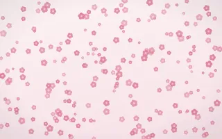 Rosewater Blooms Dense II — light pink and white floral background, variation II