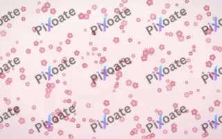 Rosewater Blooms Dense II — light pink and white floral background, variation II