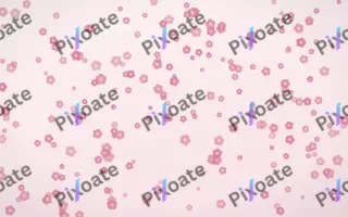 Rosewater Blooms Dense III — light pink and white floral background, variation III