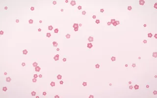 Rosewater Blooms II — light pink and white floral background, variation II