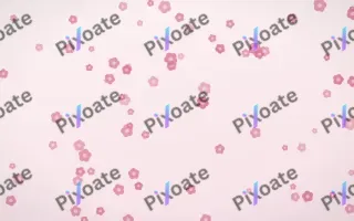 Rosewater Blooms II — light pink and white floral background, variation II