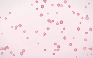 Rosewater Blooms III — light pink and white floral background, variation III