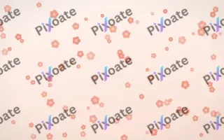 Sorbet Blooms II — light red, orange and white floral background, variation II