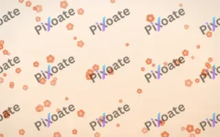 Sunset Pop Blooms — light orange and beige floral background