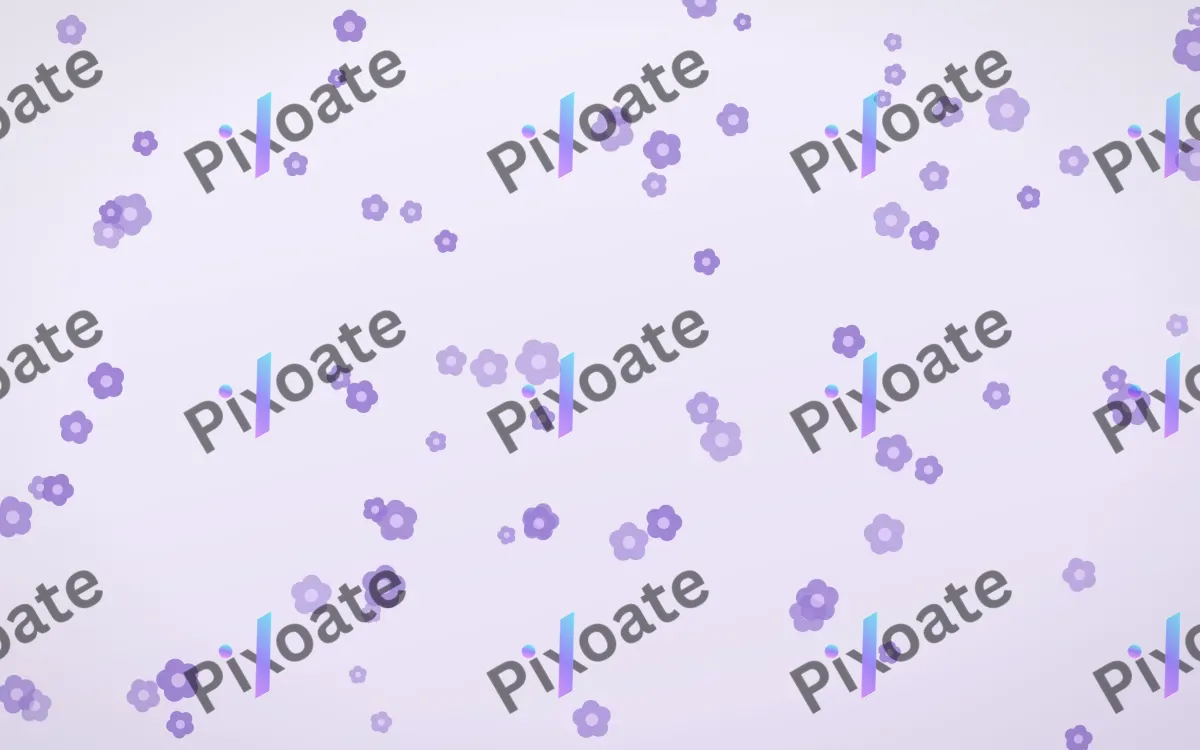 Wisteria Blooms — light purple and white floral background