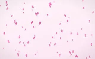 Blush Leaves — light pink and white floral background