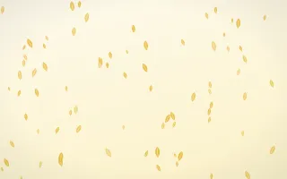 Buttercream Leaves — light gold, yellow and white floral background