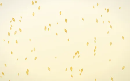 Buttercream Leaves — light gold, yellow and white floral background