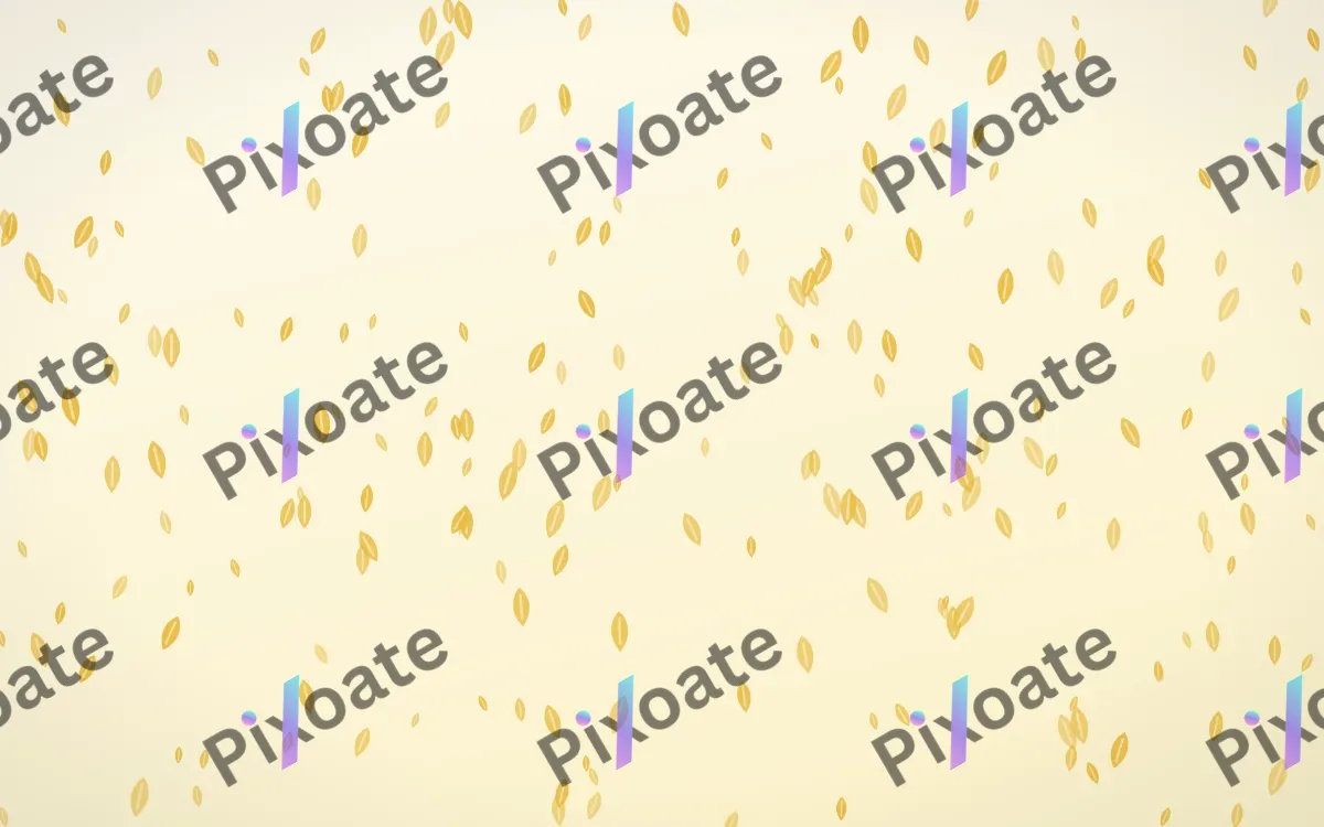 Buttercream Leaves Dense — light gold, yellow and white floral background