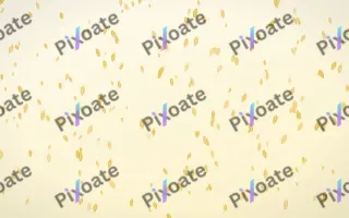 Buttercream Leaves Dense III — light gold, yellow and white floral background, variation III