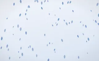 Denim Day Leaves — light blue and white floral background
