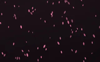 Flamingo Noir Leaves III — dark pink and black floral background, variation III