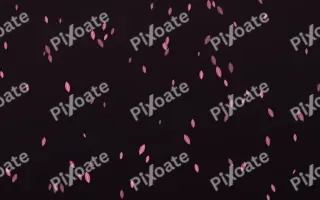 Flamingo Noir Leaves III — dark pink and black floral background, variation III