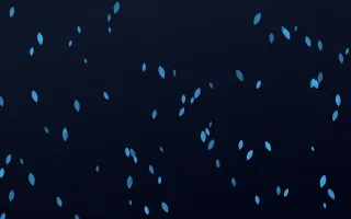 Midnight Leaves — dark blue floral background