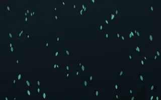 Midnight Garden Leaves II — dark green and black floral background, variation II