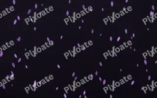 Neon Noir Leaves — dark purple, teal and black floral background
