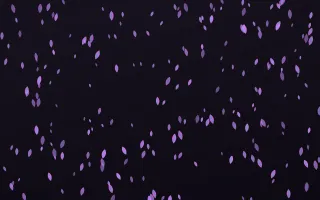 Neon Noir Leaves Dense III — dark purple, teal and black floral background, variation III