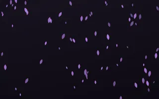 Neon Noir Leaves II — dark purple, teal and black floral background, variation II