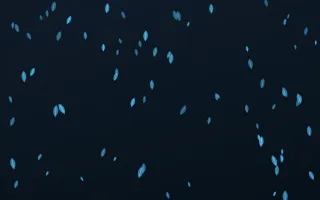 Ocean Ink Leaves — dark blue floral background