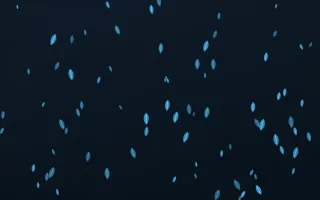 Ocean Ink Leaves II — dark blue floral background, variation II