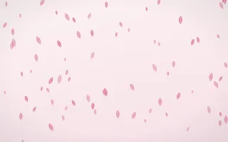 Rosewater Leaves — light pink and white floral background