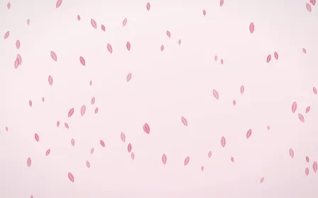 Rosewater Leaves — light pink and white floral background