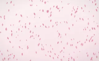 Rosewater Leaves Dense II — light pink and white floral background, variation II