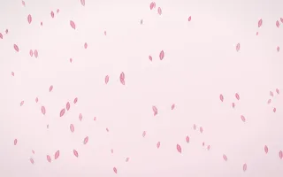Rosewater Leaves II — light pink and white floral background, variation II