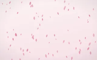 Rosewater Leaves III — light pink and white floral background, variation III