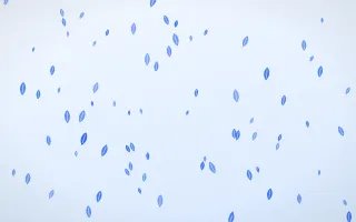 Sky Leaves II — light blue and white floral background, variation II