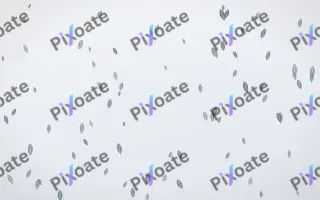 Slate Mist Leaves — light blue and white floral background