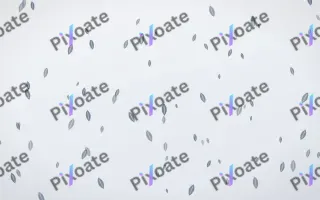 Slate Mist Leaves III — light blue and white floral background, variation III