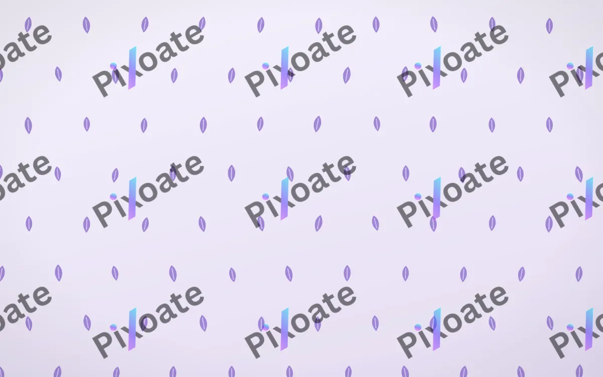 Wisteria Leaves Tiled — light purple and white floral background