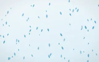 Arctic Frost Petals — light blue and white floral background