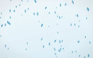 Arctic Frost Petals II — light blue and white floral background, variation II