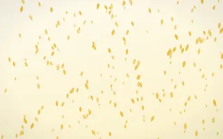 Buttercream Petals Dense — light gold, yellow and white floral background