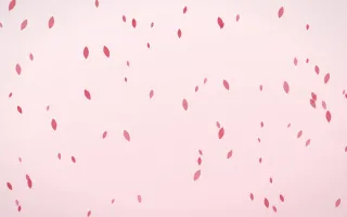 Cherry Soda Petals — light red and white floral background