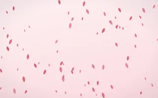 Cherry Soda Petals II — light red and white floral background, variation II