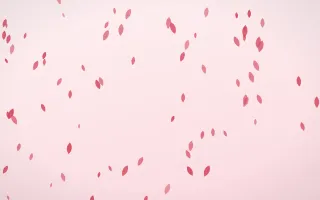 Cherry Soda Petals III — light red and white floral background, variation III