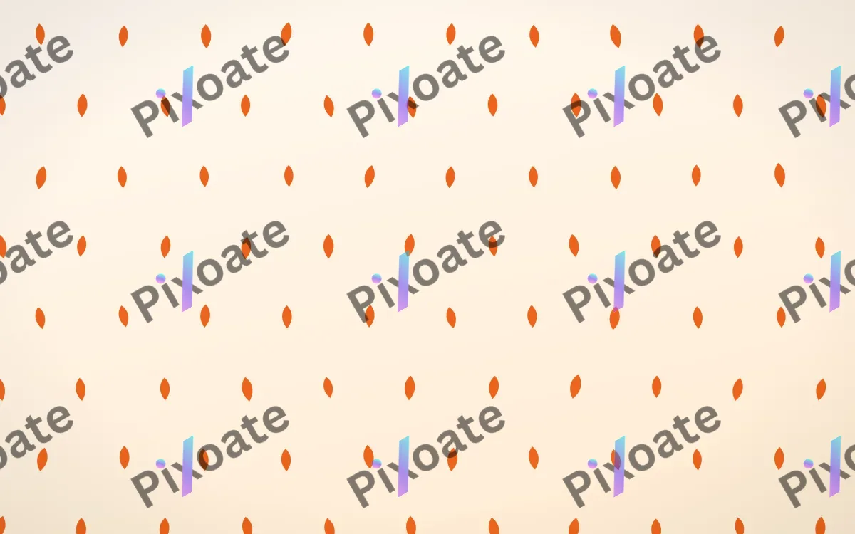 Coral Petals — light orange and white floral background