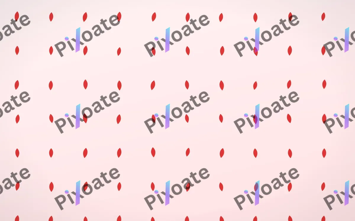 Crimson Petals — light red and white floral background