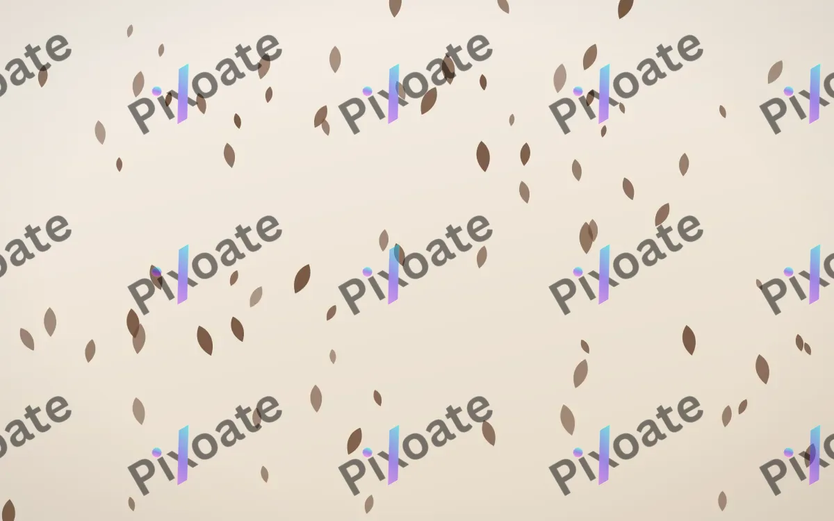 Espresso Petals — light brown, orange and beige floral background