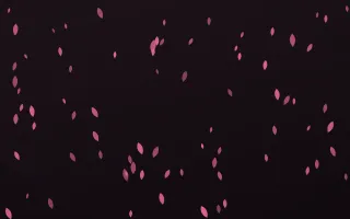 Flamingo Noir Petals — dark pink and black floral background