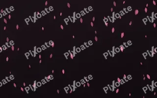 Flamingo Noir Petals II — dark pink and black floral background, variation II