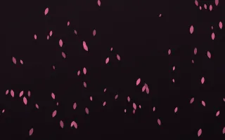 Flamingo Noir Petals III — dark pink and black floral background, variation III