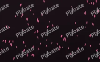 Flamingo Noir Petals III — dark pink and black floral background, variation III