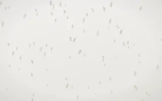 Fogline Petals II — light grey, orange and white floral background, variation II