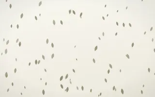 Fresh Linen Petals III — light yellow and white floral background, variation III