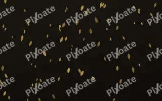 Golden Noir Petals III — dark gold, yellow and black floral background, variation III